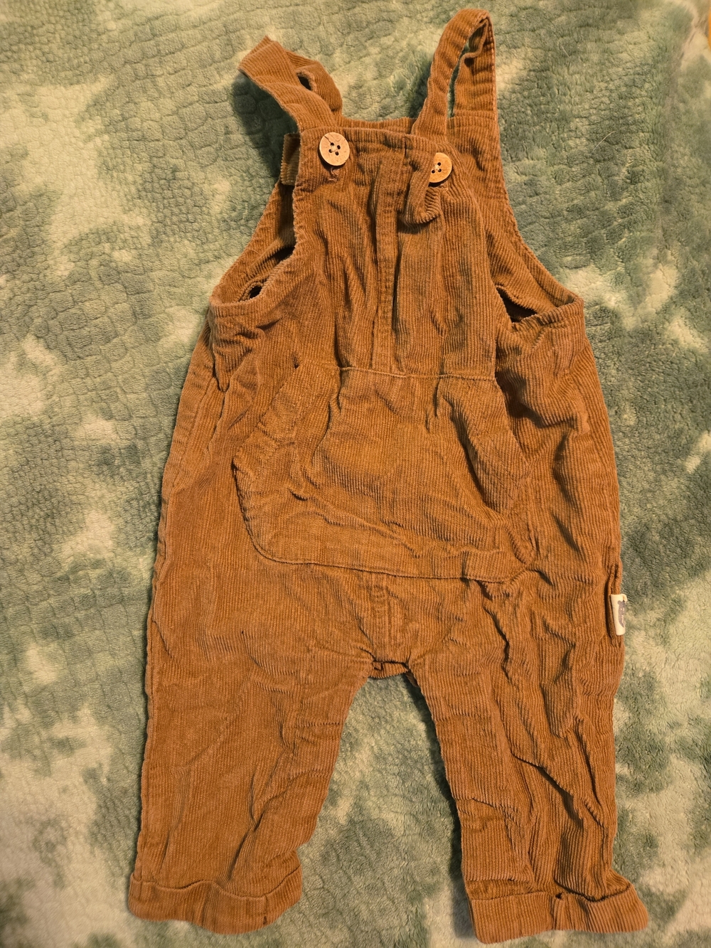 Corduroy Kids Overalls in Brown